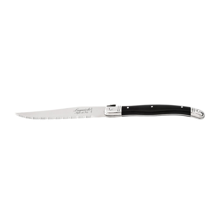 Laguiole Style de Vie Style de Vie Premium Line steakmessenset 6-delig Zwart 1,8mm