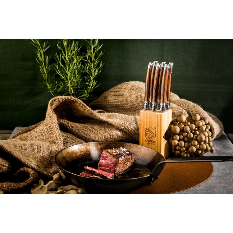 Laguiole Style de Vie Style de Vie Premium Line steakmessenset 6-delig Wood 1,8mm