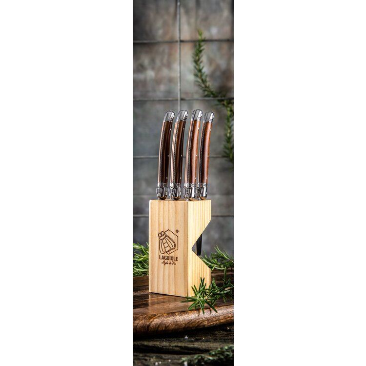 Laguiole Style de Vie Style de Vie Premium Line steakmessenset 6-delig Wood 1,8mm