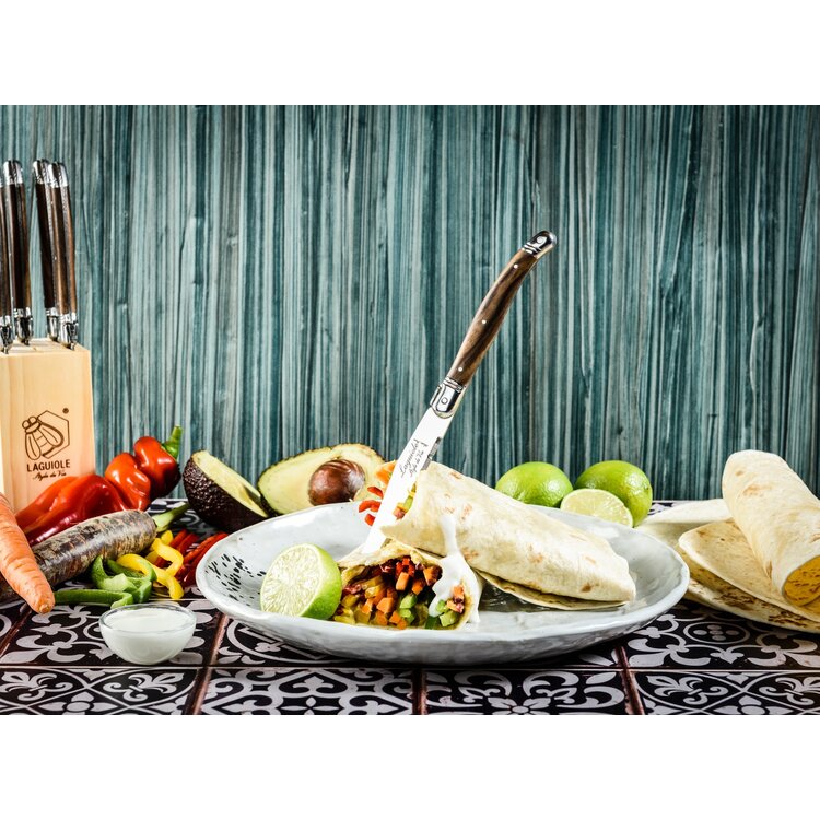 Laguiole Style de Vie Style de Vie Premium Line steakmessenset 6-delig Dark Wood 1,8mm