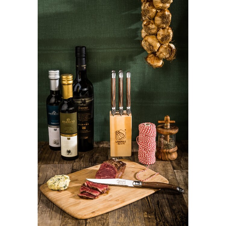 Laguiole Style de Vie Style de Vie Premium Line steakmessenset 6-delig Dark Wood 1,8mm