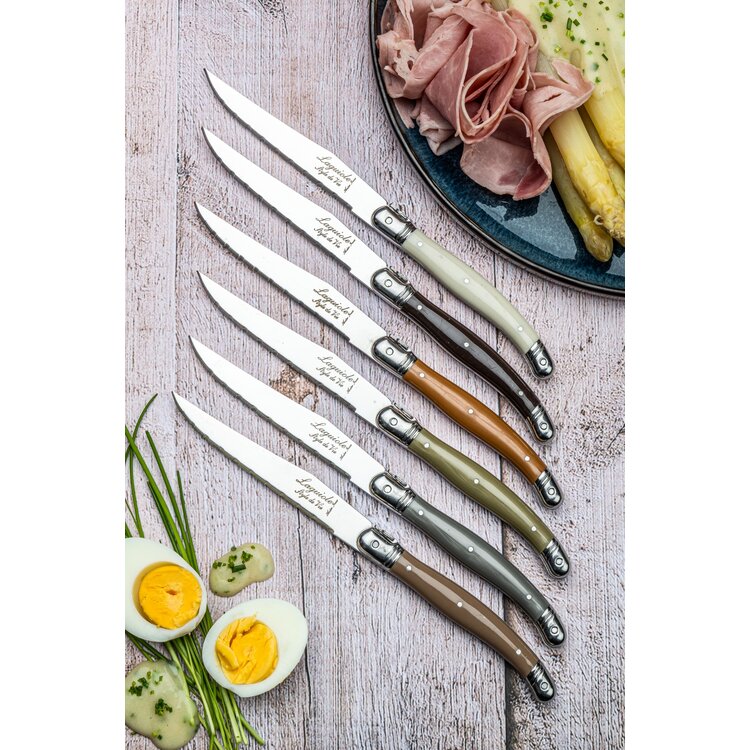 Laguiole Style de Vie Style de Vie Premium Line steakmessenset 6-delig Treasure 1,8mm