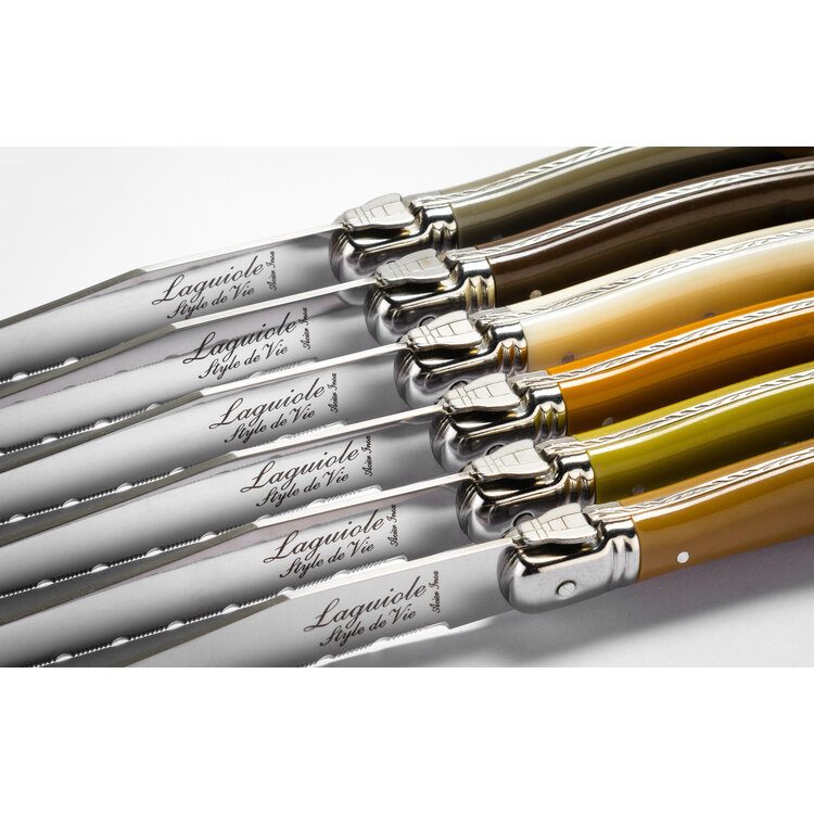 Laguiole Style de Vie Style de Vie Premium Line steakmessenset 6-delig Treasure 1,8mm