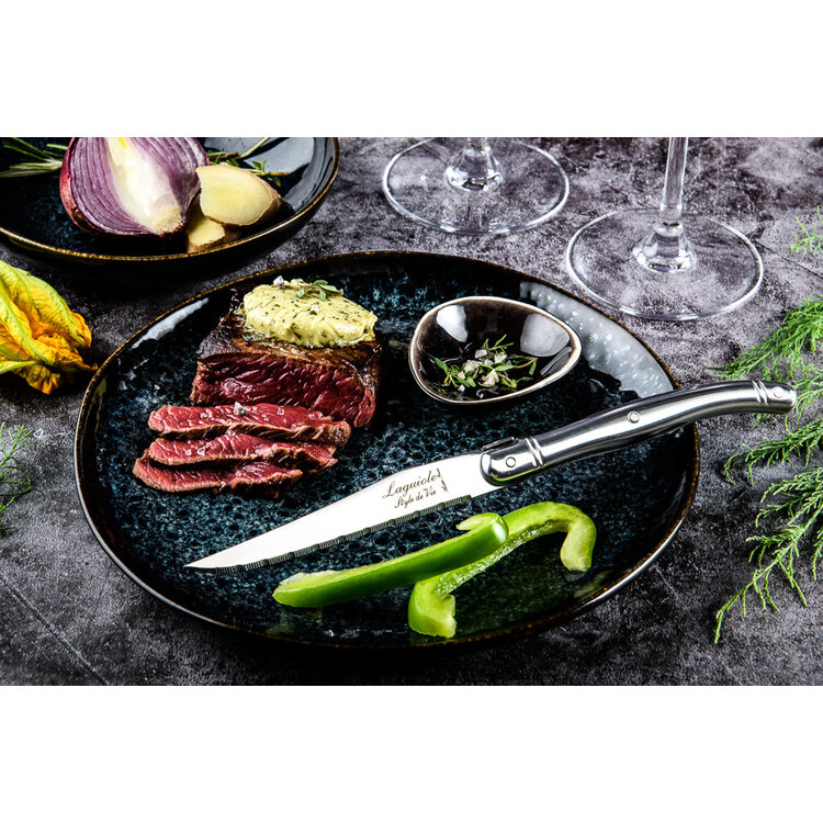 Laguiole Style de Vie Style de Vie Premium Line steakmessenset 6-delig RVS 1,8mm