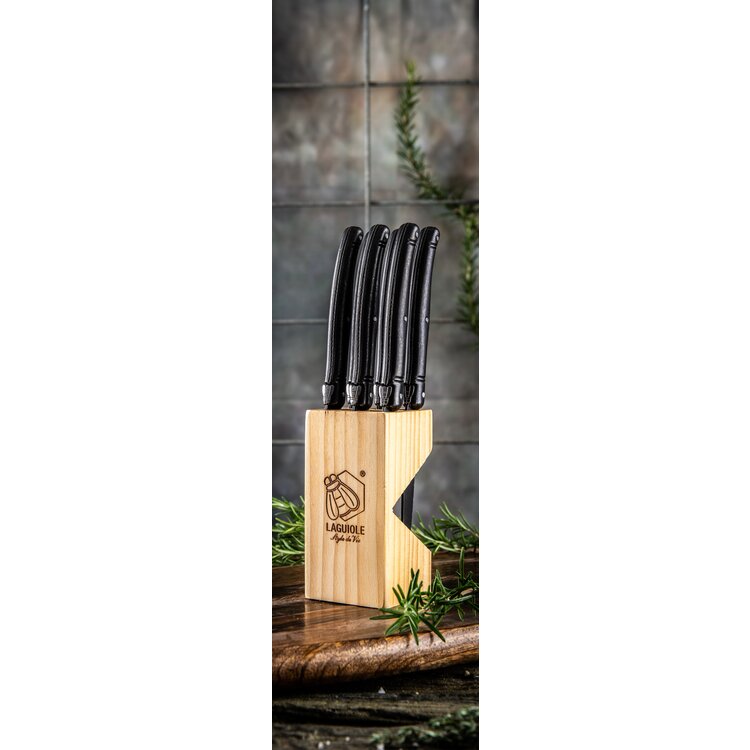 Laguiole Style de Vie Laguiole Style de Vie Premium Line steakmessenset 6-delig stonewash