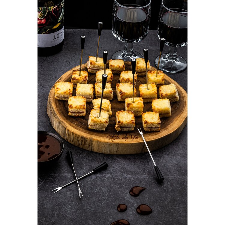 Laguiole Style de Vie Laguiole Style de Vie pinchos zwart 12-delig