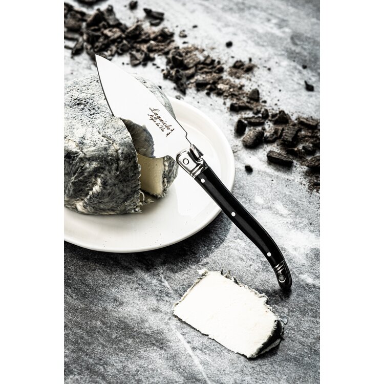 Laguiole Style de Vie Laguiole Style de Vie Premium Line kaasmessenset 3-delig zwart