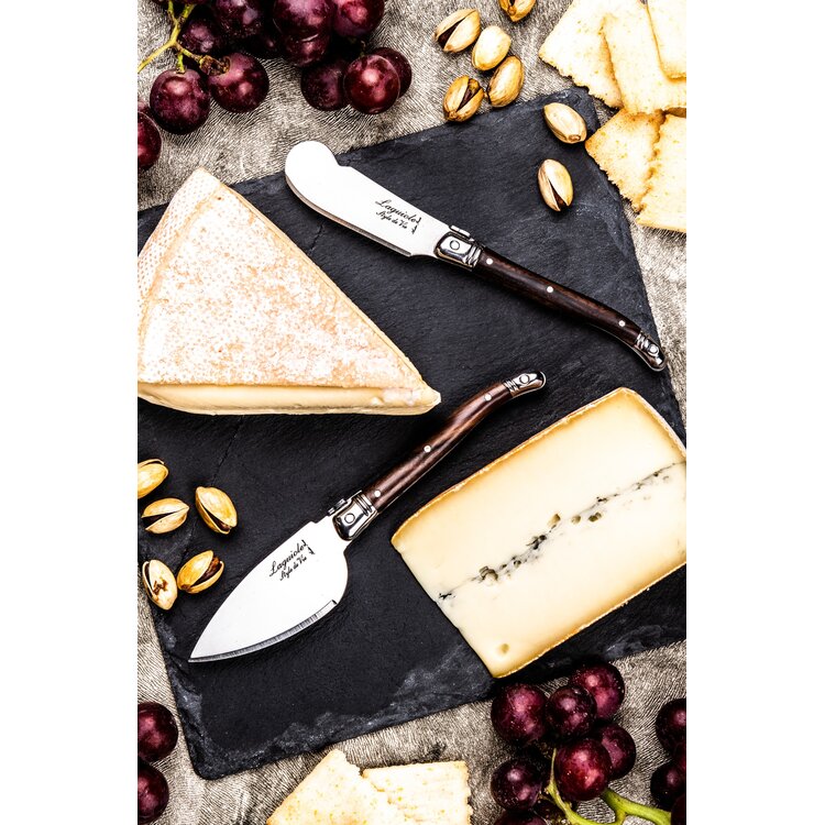 Laguiole Style de Vie Laguiole Style de Vie Premium Line kaasmessenset 3-delig darkwood