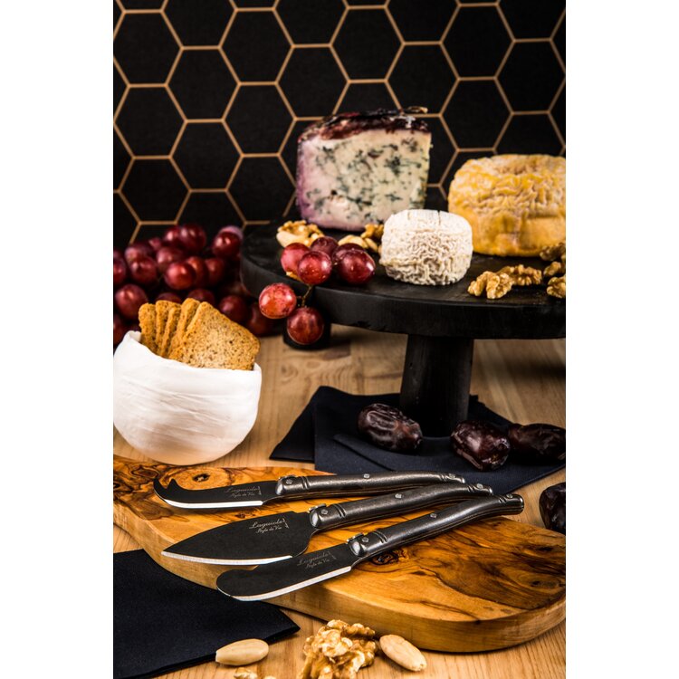 Laguiole Style de Vie Laguiole Style de vie Premium line kaasmessenset 3-delig stonewash