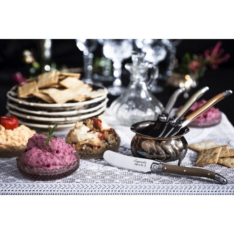 Laguiole Style de Vie Laguiole Style de Vie Premium Line botermessenset 4-delig tresure