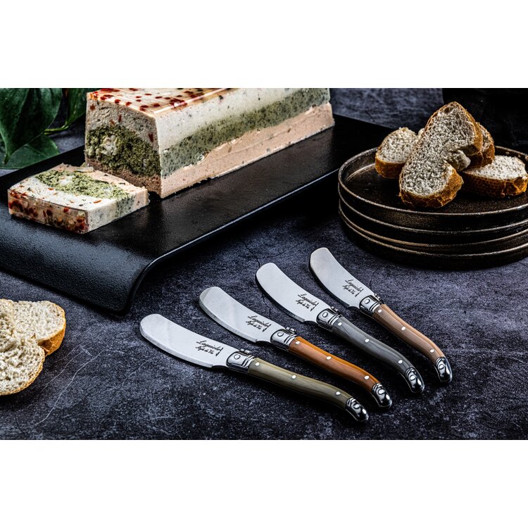 Laguiole Style de Vie Laguiole Style de Vie Premium Line botermessenset 4-delig tresure