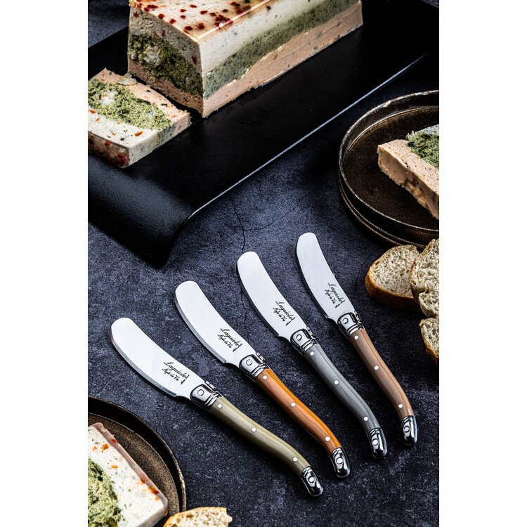 Laguiole Style de Vie Laguiole Style de Vie Premium Line botermessenset 4-delig tresure