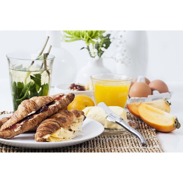 Laguiole Style de Vie Laguiole Style de Vie Premium Line botermessenset 4-delig rvs