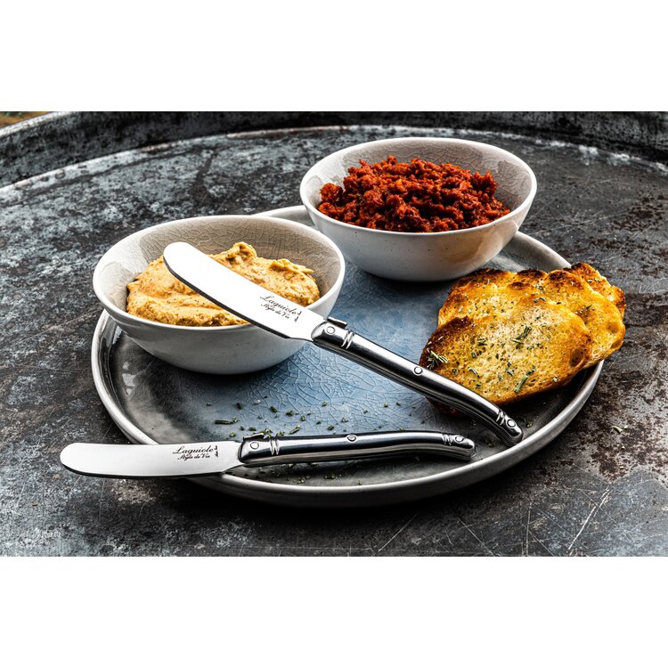 Laguiole Style de Vie Laguiole Style de Vie Premium Line botermessenset 4-delig rvs