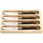 Laguiole Style de Vie Premium Line botermessenset 4-delig Dark Wood