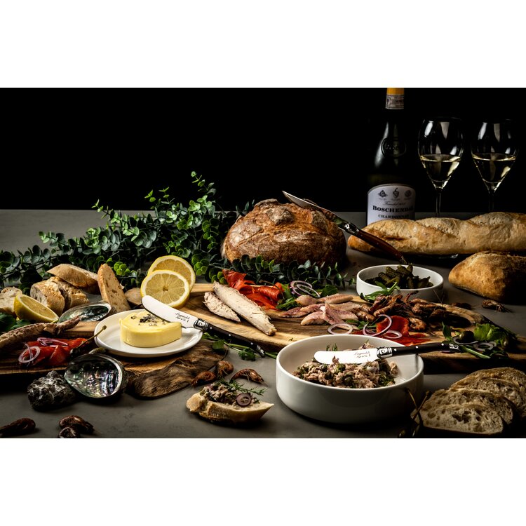 Laguiole Style de Vie Laguiole Style de Vie Premium Line botermessenset 4-delig Dark Wood