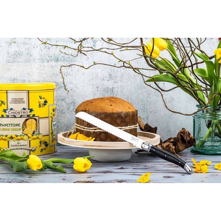 Laguiole Style de Vie Laguiole Style de Vie Premium Line broodmes 20cm zwart
