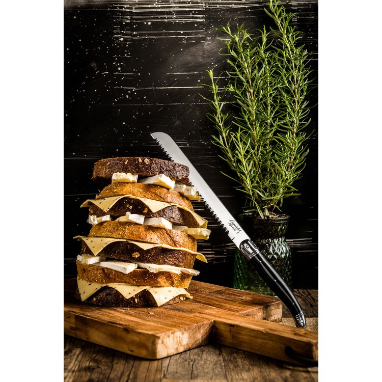 Laguiole Style de Vie Laguiole Style de Vie Premium Line broodmes 20cm zwart