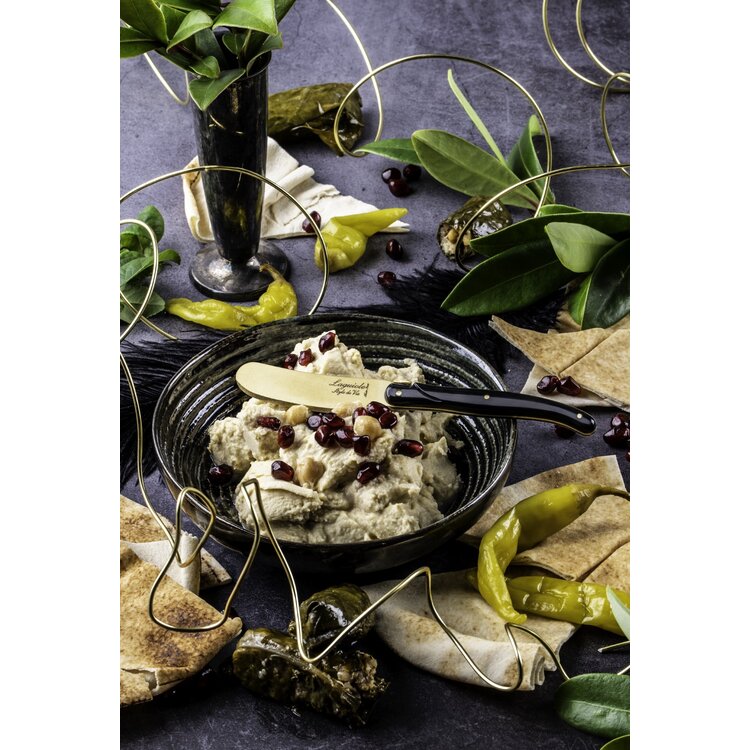 Laguiole Style de Vie Laguiole Style de Vie Prestige Line botermessenset 4-delig goud