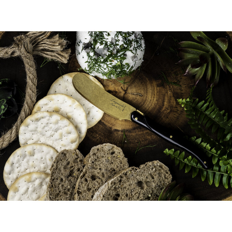 Laguiole Style de Vie Laguiole Style de Vie Prestige Line botermessenset 4-delig goud