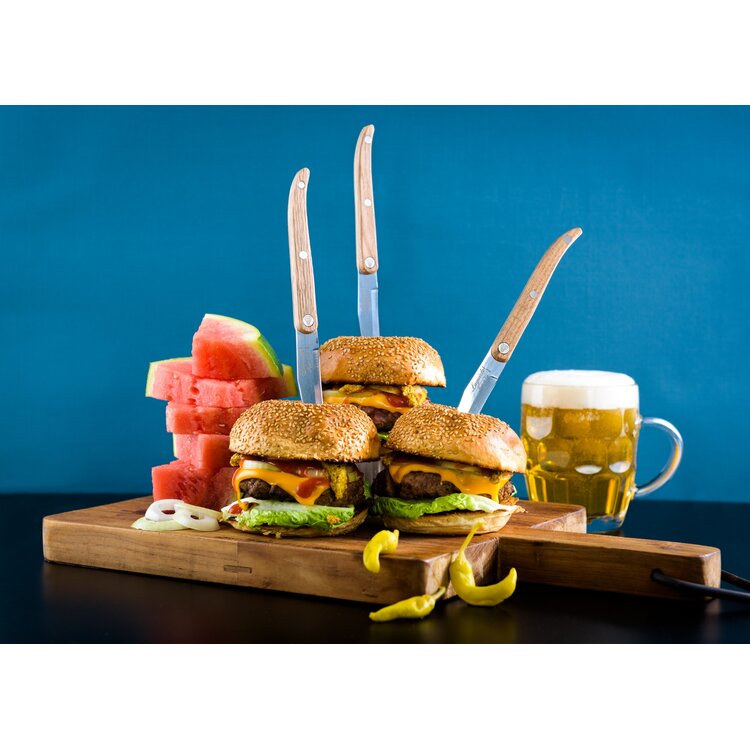 Laguiole Style de Vie Laguiole Style de Vie Innovation Line steakmessenset 6-delig glad eikenhout