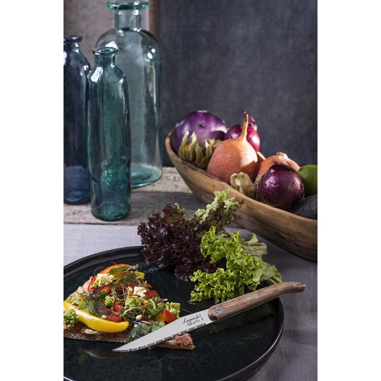 Laguiole Style de Vie Laguiole Style de Vie Innovation Line steakmessenset 6-delig eikenhout