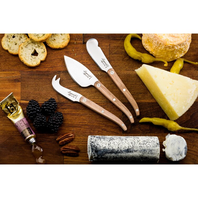 Laguiole Style de Vie Laguiole Style de Vie Innovation Line Kaasmessenset 3-delig eikenhout