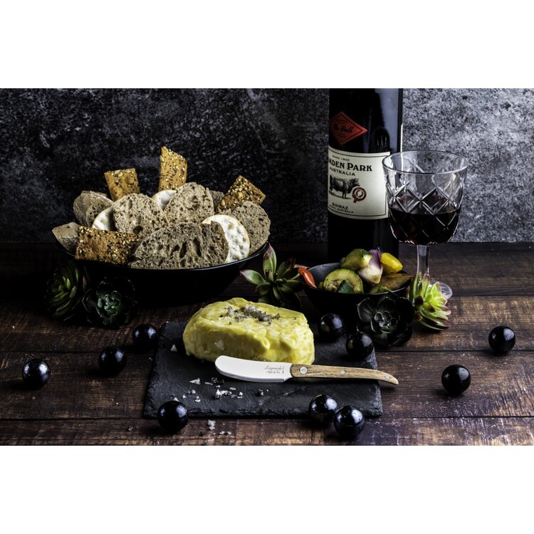 Laguiole Style de Vie Laguiole Style de Vie bottermessenset 4-delig eikenhout