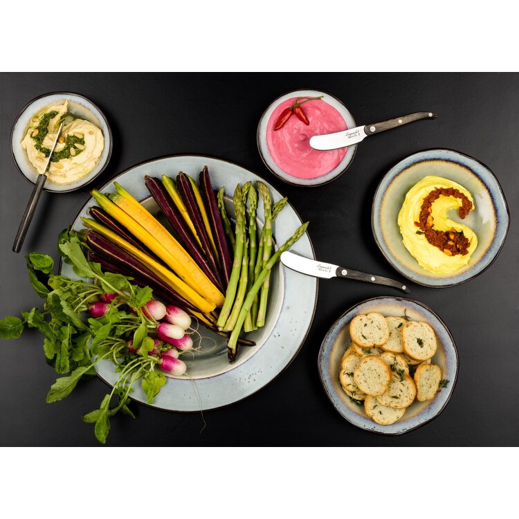 Laguiole Style de Vie Laguiole Style de Vie bottermessenset 4-delig grijs