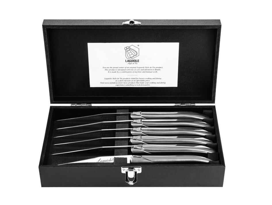 Laguiole Style de Vie Luxury Line 6-Piece Pakka Wood Forks