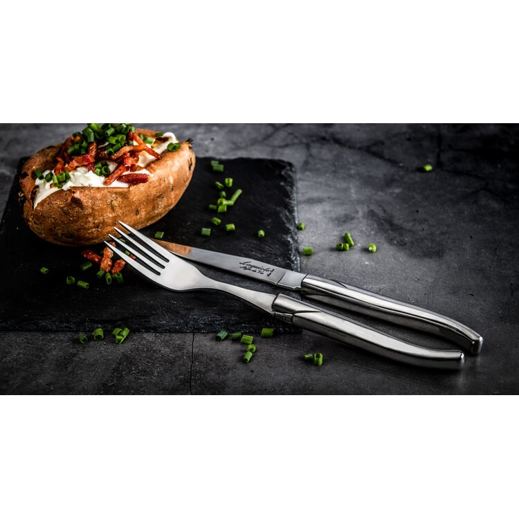 Laguiole Style de Vie Laguiole Style de Vie Luxury Line Steakmessenset 6-delig rvs