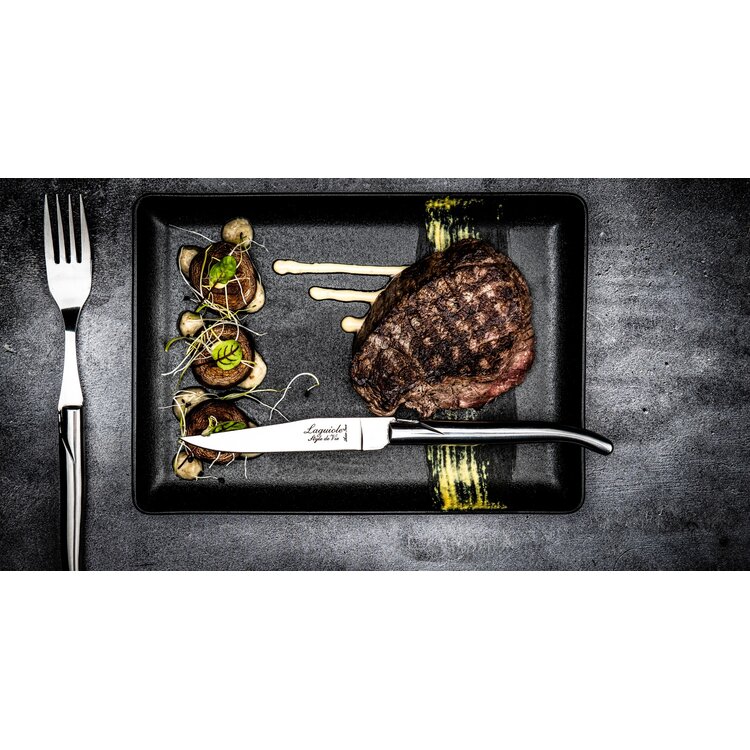 Laguiole Style de Vie Laguiole Style de Vie Luxury Line Steakmessenset 6-delig rvs