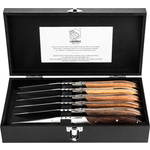 Laguiole Style de Vie Luxury Line Steakmessenset 6-delig gemengd hout