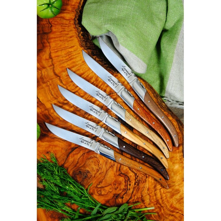 Laguiole Style de Vie Laguiole Style de Vie Luxury Line Steakmessenset 6-delig gemengd hout