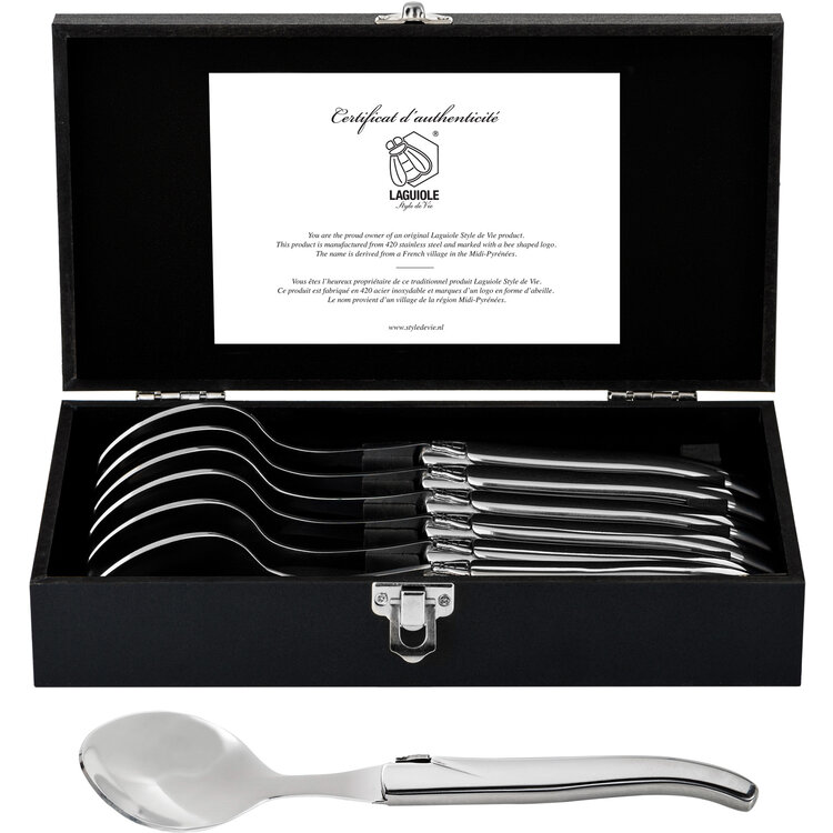 Laguiole Style de Vie Laguiole Style de Vie Luxury Line lepels rvs