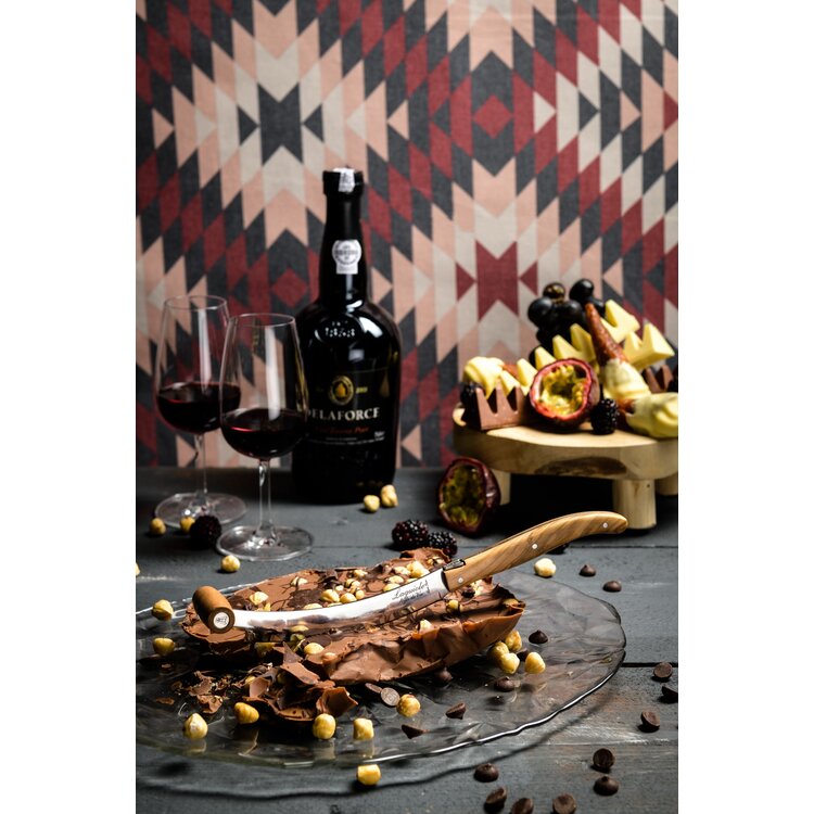 Laguiole Style de Vie Laguiole Style de Vie Luxury Line Kaasmessenset olijfhout 3-delig V2