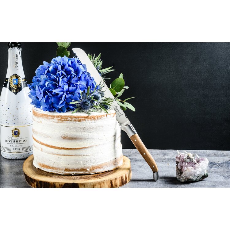 Laguiole Style de Vie Laguiole Style de Vie Luxury Line broodmes 20cm olijfhout