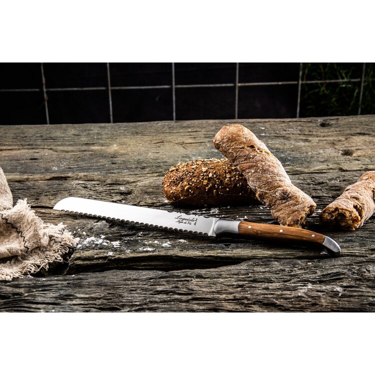 Laguiole Style de Vie Laguiole Style de Vie Luxury Line broodmes 20cm olijfhout