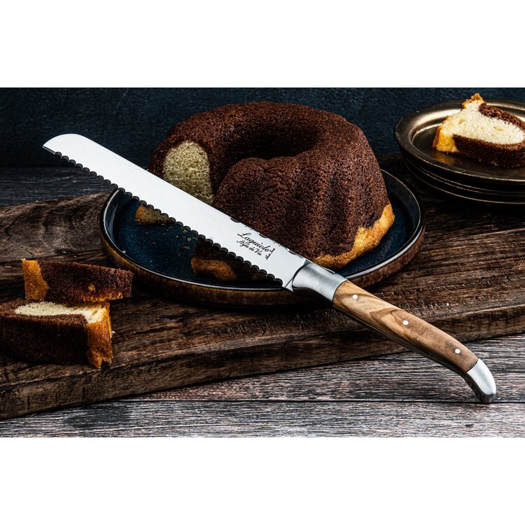 Laguiole Style de Vie Laguiole Style de Vie Luxury Line broodmes 20cm olijfhout