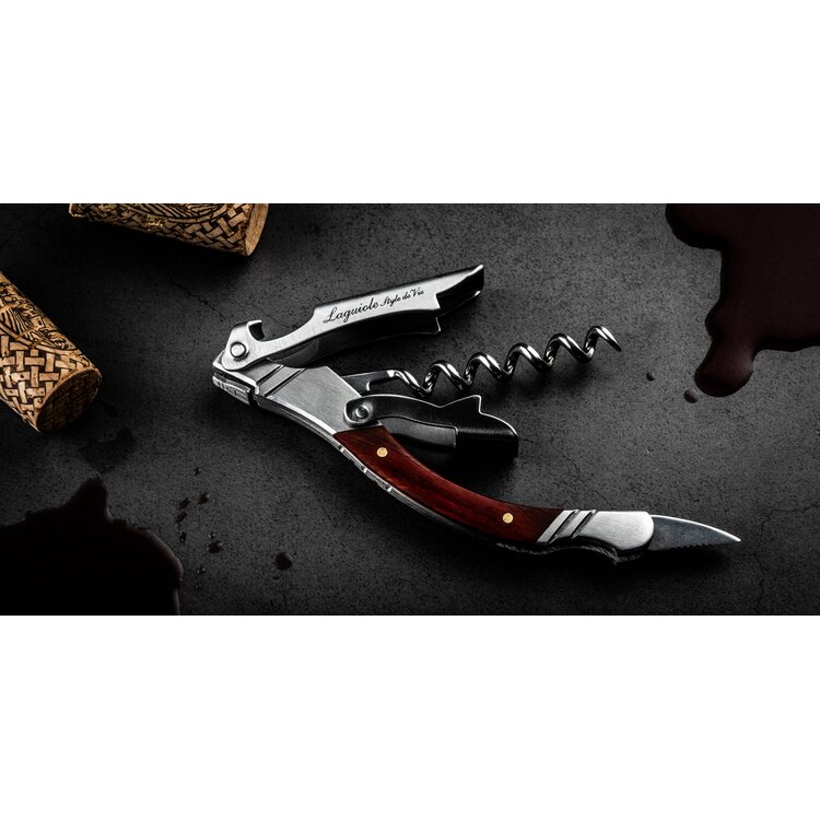 Laguiole Style de Vie Laguiole Style de Vie kurkentrekker rood pakkahout