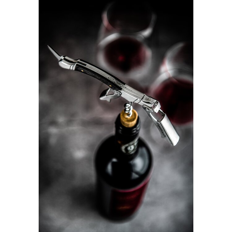 Laguiole Style de Vie Laguiole Style de Vie kurkentrekker zwart pakkahout