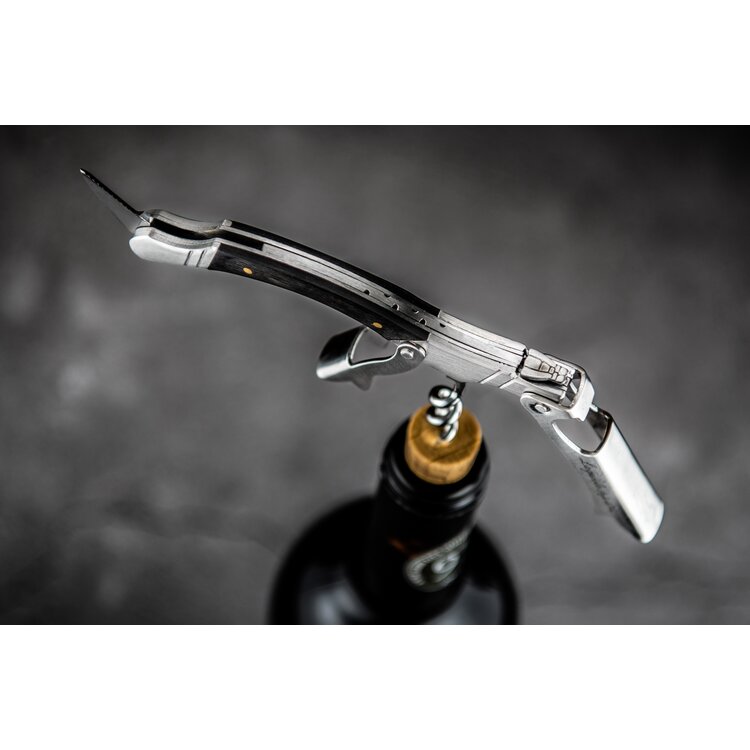 Laguiole Style de Vie Laguiole Style de Vie kurkentrekker zwart pakkahout