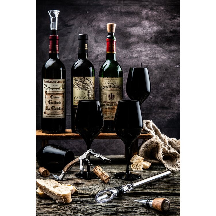 Laguiole Style de Vie Laguiole Style de Vie kurkentrekker set 5-delig