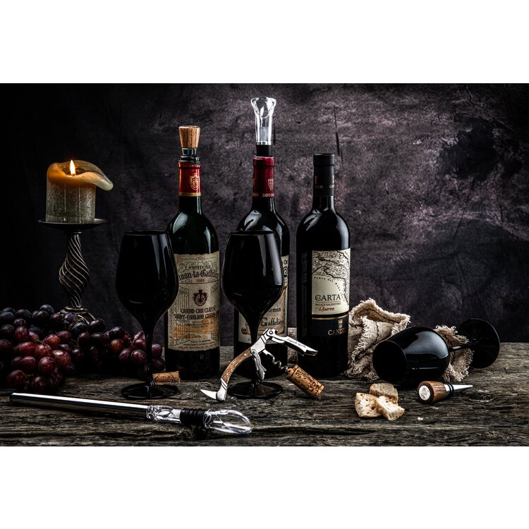 Laguiole Style de Vie Laguiole Style de Vie kurkentrekker set 5-delig