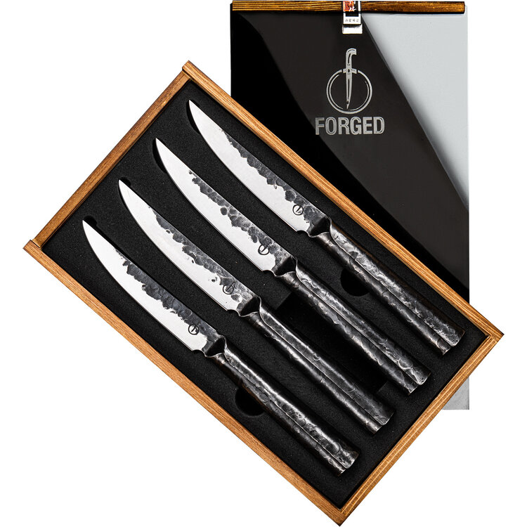 Forged Forged Brute steakmessenset 4-delig