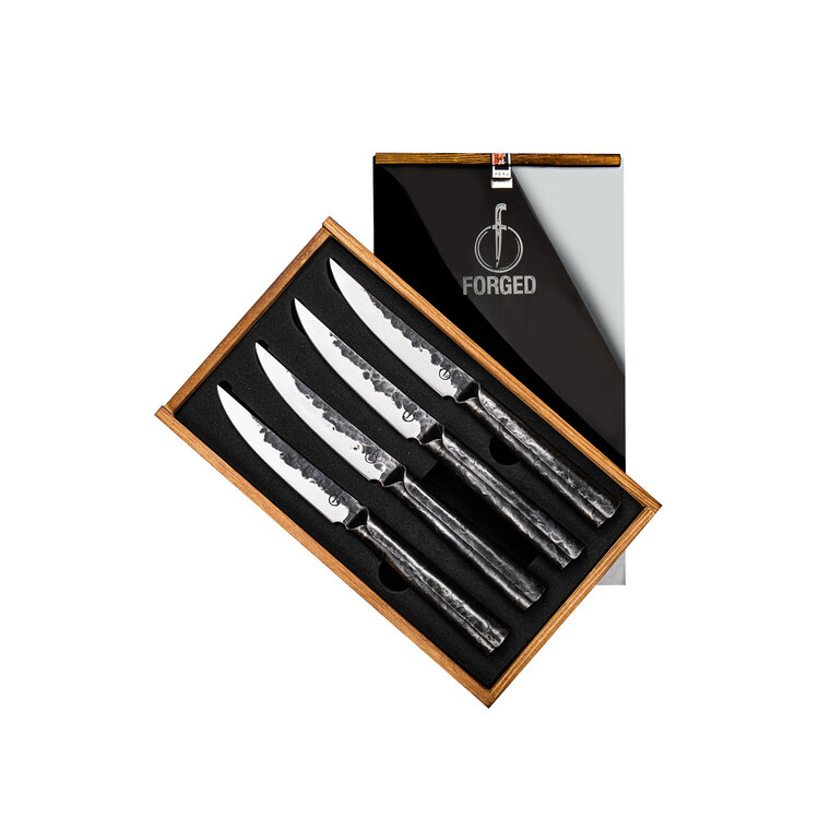 Forged Forged Brute steakmessenset 4-delig