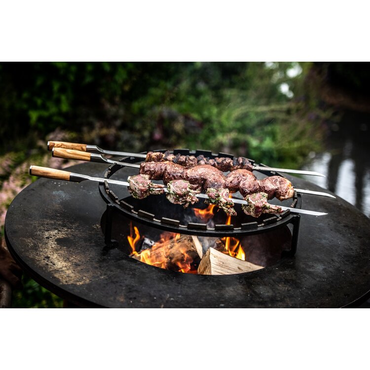 Forged Forged Churrasco spies v-vorm 60cm