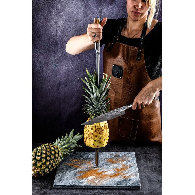 Forged Forged Churrasco spies v-vorm 70cm