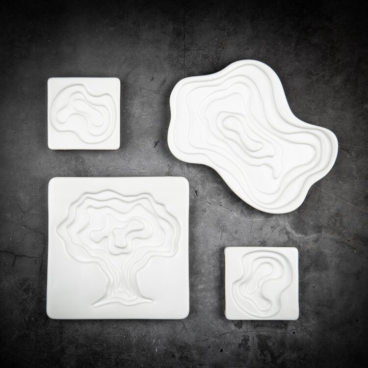 Style de Vie Style de Vie serveerschaal Keramiek