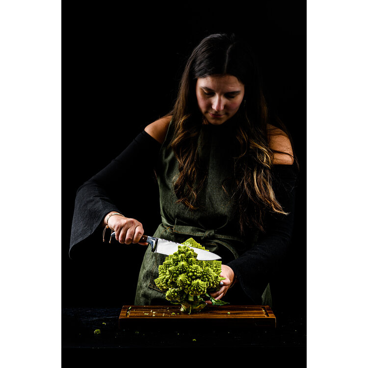 Laguiole Style de Vie Laguiole Style de Vie Luxury Line koksmes 20cm olijfhout